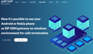 SMS and SIP calls termination using phones gateway